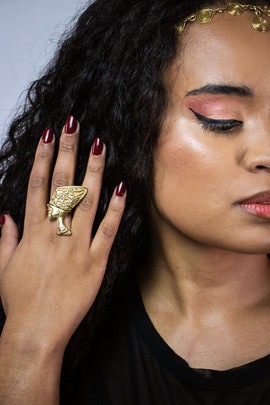 Bague en bronze « Néfertiti »