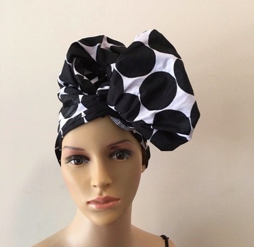 African Print Ankara Multicolor Pre-tied Colorful Headwrap