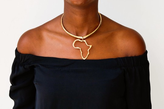 African Brass necklace, Christmas gift for her, Tribal necklace, Moms gift, One size fits all