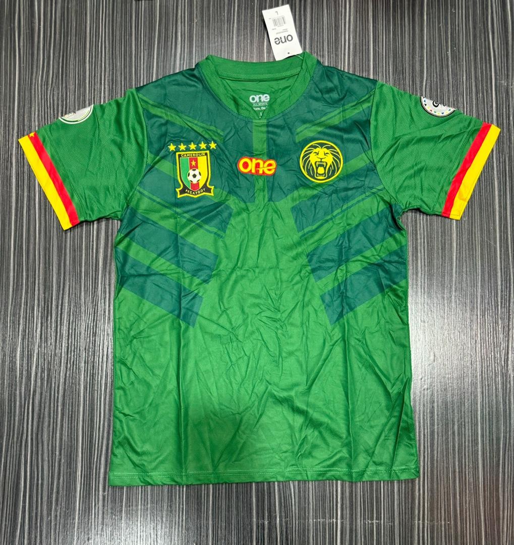 Short De Football Cameroun Taille XL - Rouge, Coton - Neuf Avec étiquettes - Supporter