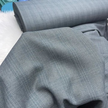 Italian wool in stripe texture 6 yards