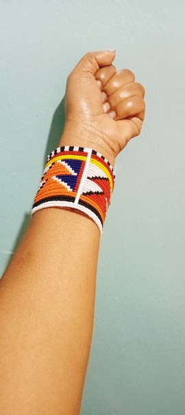 Maasai bracelet, handmade bracelet, beaded bracelet, multicolor bracelet, gift bracelet.