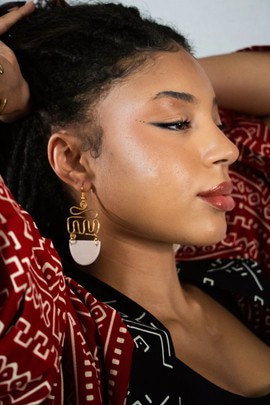 Magnifiques boucles d'oreilles «Jeema»