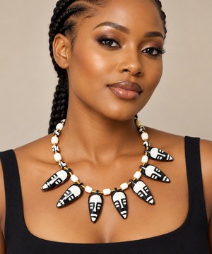Zawadi- Mask necklace