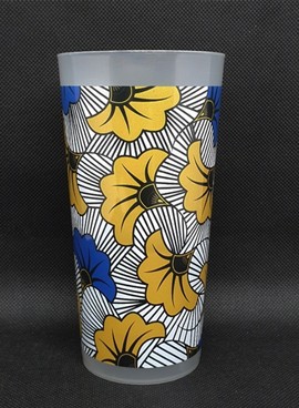 Set of 4 Blue Wedding Flowers Cup