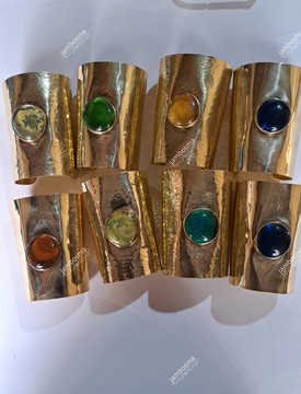 10 Vente en gros \ laiton en vrac, manchette en laiton massif, bracelet de manchette en laiton africain