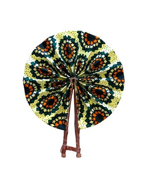 Wax fabric fan