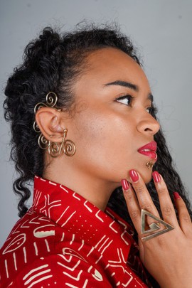 Bijou d'oreille « Nouveau Wakanda »