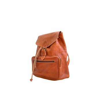100% handmade high quality genuine leather backpack.