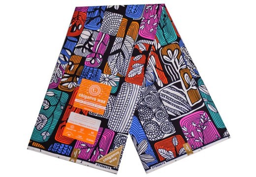 Sassy multicolored Ankara fabric, 6 yards cotton fabric