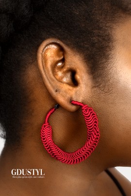 Burgundy twisted Creole