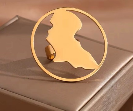 Bague Silhouette "Cœur d’Afrique" – Élégance Héritage