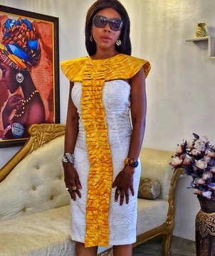 Robe mi-longue exclusive femme africaine| Mariage/Occasion/Vêtements pour femmes/Offres Black Friday