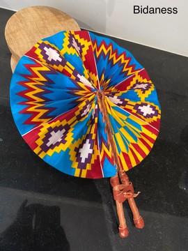 Handcrafted Afro fan
