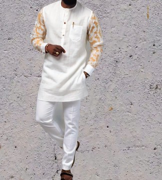 Men african suit kaftan Tenue africaine, veste de costume homme deux pièces