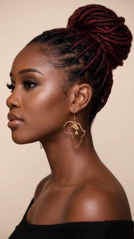 Earrings "Africa Nefertiti »