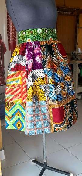 Mina Skirt of many colours