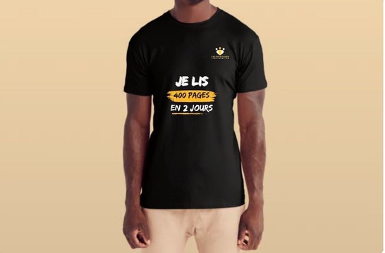 ESOA Exclusive tshirt “I read 400 pages in 2 days”