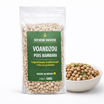 Voandzou Bambara Peas 500G — Traditional legume rich in protein Made in Benin