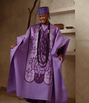 Traditional 4 piece Royal set /African men's  Agbada clothing/wedding suits/Dashiki/men's shirt.