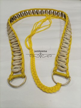 Cowrie shell belt, African hipster belts, Masai shell belt