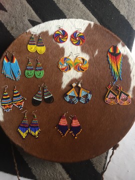 12 SET earrings,Maasai earrings wholesale, African earrings wholesale, African maasai earring set.