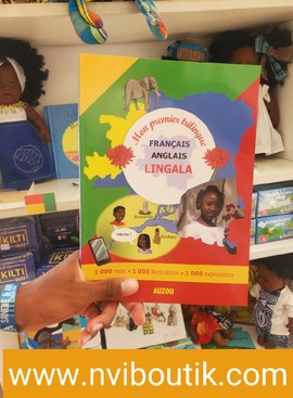My first trilingual French English Lingala