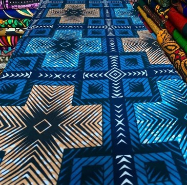 Africa print fabric, Ankara Fabrics (6 yards)