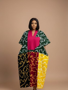 Adire Bubu Dress