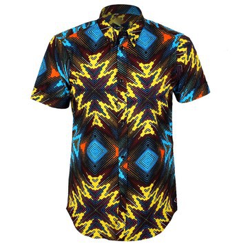 Brave chemise à imprimé africain