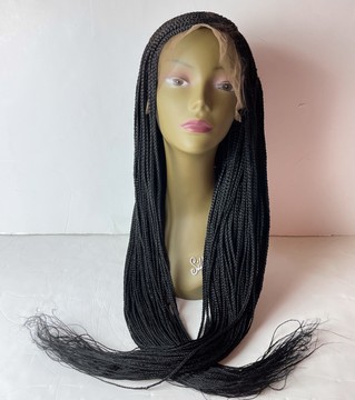 Box Braid Cornrow Perruque Faite À La Main
