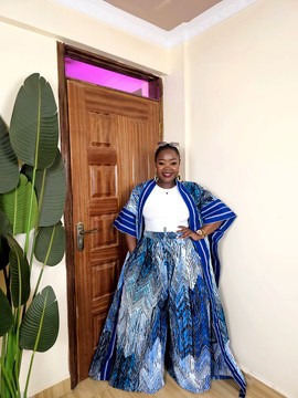 Asooke Kimono-Pants Set