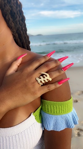 Bronze ring “Gye Nyame”