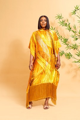 Jalin dress gold