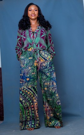 Adire, chiffon and Asooke combo