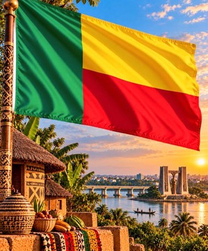 Drapeau Benin