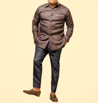 Men african suit kaftan African outfit, two piece men's suit jacket