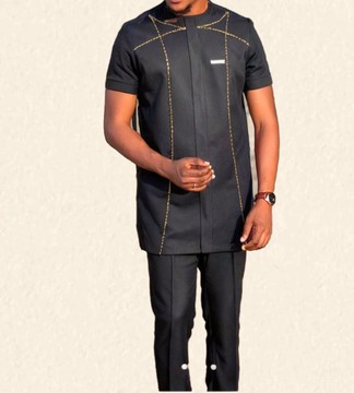 Men african suit kaftan Tenue africaine, veste de costume homme deux pièces