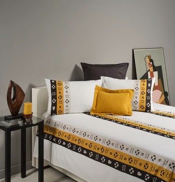 Parure drap Ada Crème 100% coton 60fils/cm2 ,240*300cm