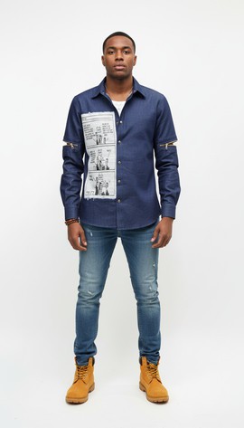 La chemise en jean The Concord Newspaper