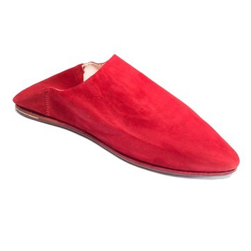 Babouche en cuir original fait main