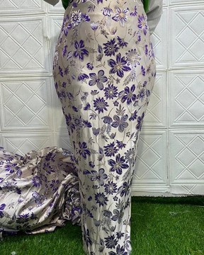 Damask for women, women lace fabric (5 yards )