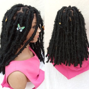 Locs en détresse, locs souples, emballés à la main, faux locs, livraison gratuite