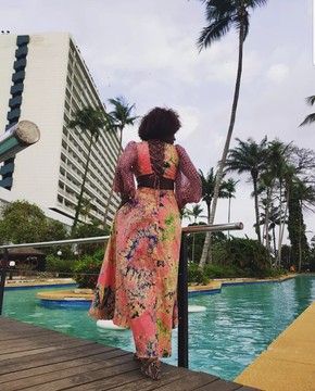 SOZARIA ASYMMETRIC DRESS