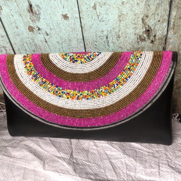 Beaded Clutch bag/evening purse/beaded purse/handmade beaded clutch bag
