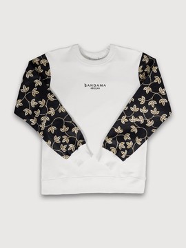 Sweatshirt wax blanc Ouaga
