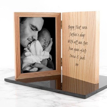 Wooden photo frame