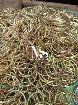 50 bracelets en laiton africains, bracelets de manchette, bracelets de manchette en laiton