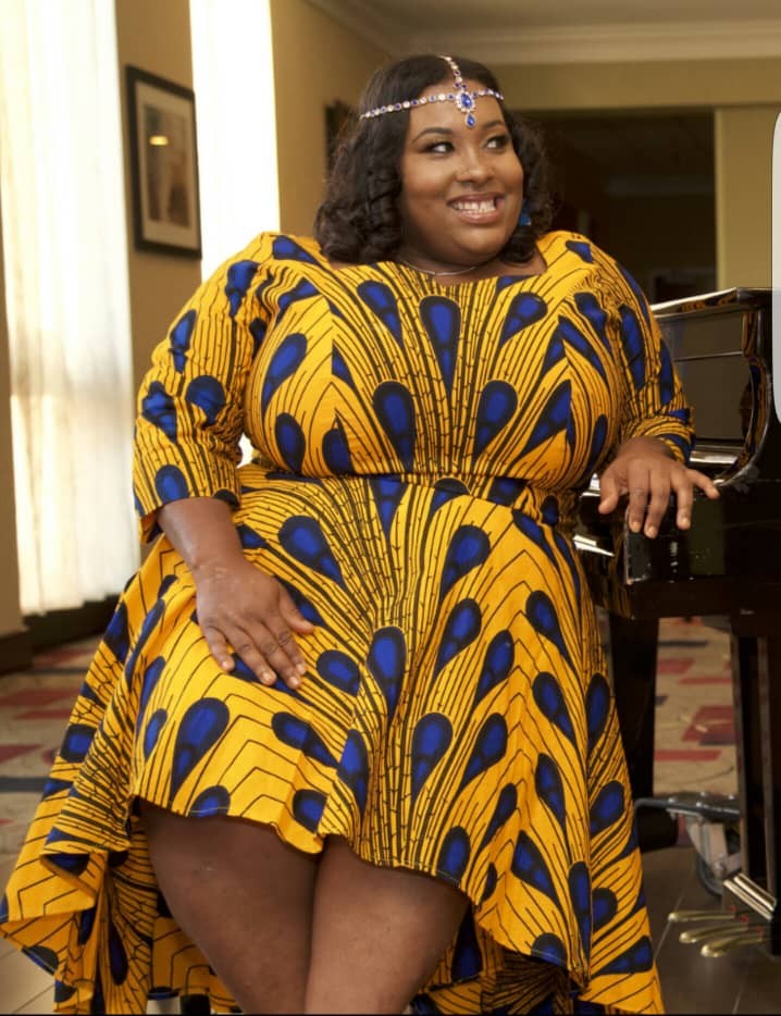 African Plus Size Dress,African Print Plus Size Dress, Plus Size Dress, -  ANKA