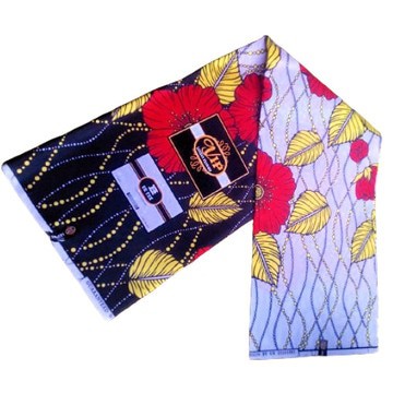 3 yards Tissu Pagne Wax 2 tons Fleurs Cameroun